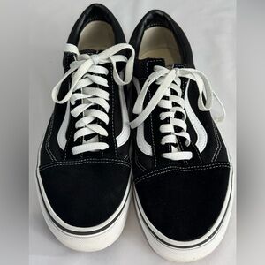 Size 10.5 - Vans Old Skool Black White Women’s Size 10